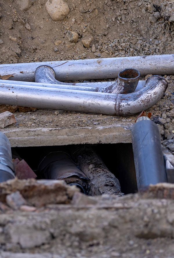 Intervention sur une canalisation